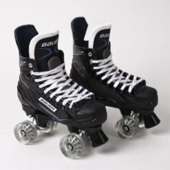Bauer X-LP Quad Roller Skates - Krypto Impulse Wheels