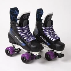 Bauer X Quad Roller Skates - Custom Rock Plate