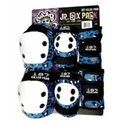 187 Killer Junior 6 Pack Pad Set Blue