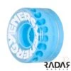 Radar Energy Outdoor Wheels 57mm 78A (Pack Of 4) -Roller Skates Store 57mm20clear20blue 500x500 0