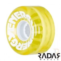 Radar Energy Outdoor Wheels 62mm 78A (Pack Of 4) -Roller Skates Store 62mm20clear20yellow 500x500 0