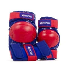 SFR Star Triple Pad Safety Set -Red/Blue 5 SFR Star Triple Pad Safety Set -Red/Blue -Roller Skates Store AC65020SFR20Star20Triple20Pad20Set20Blue20Red20Group 500x500 0