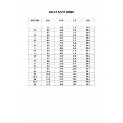 Bauer X-LS Quad Roller Skates - Ventro Wheels 25 Bauer X-LS Quad Roller Skates - Ventro Wheels -Roller Skates Store Bauer20Size20Chart201 500x500 0