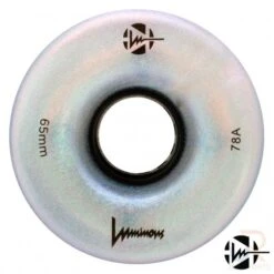 Luminous LED Light Up Quad Skate Wheels 65mm (Pack Of 4) -Roller Skates Store Black20Pearl2065mm 500x500 0