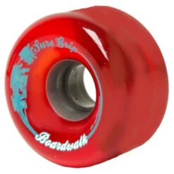 Sure-Grip Boardwalk Outdoor Quad Wheels (Pk 8) -Roller Skates Store Boardwalk20red20wheels 500x500 0