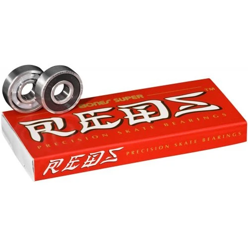 Bones Super Reds Bearings 608 8mm (Pack Of 8) 3 Bones Super Reds Bearings 608 8mm (Pack Of 8)