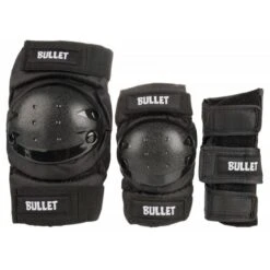 Bullet Combo Standard Pad Set Junior Black