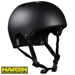 Harsh PRO EPS Safety Helmet - Matt Black -Roller Skates Store JR168 WEB Harsh PRO EPS Safety Helmet Matt Black 500x500 0 1 1