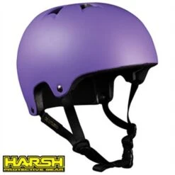 Harsh PRO EPS Safety Helmet - Purple Matt