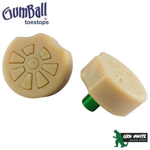 Gumball Superball Toe Stops 5/8" - Short 17mm (pair) 4 Gumball Superball Toe Stops 5/8" - Short 17mm (pair) - Image 2