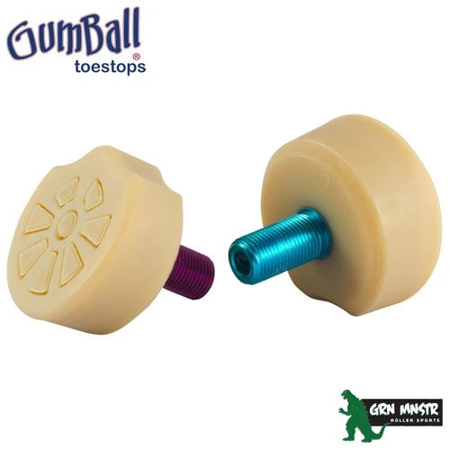 Gumball Superball Toe Stops 5/8" - Long 30mm (pair) 5 Gumball Superball Toe Stops 5/8" - Long 30mm (pair) - Image 3