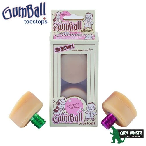 Gumball V2 Toe Stops 5/8" - Short 17mm (pair) 4 Gumball V2 Toe Stops 5/8" - Short 17mm (pair) - Image 2