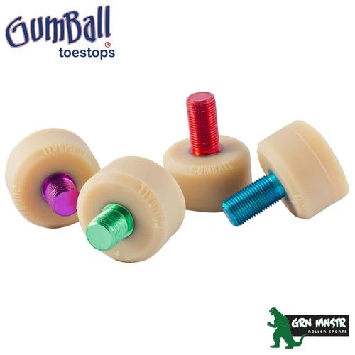 Gumball V2 Toe Stops 5/8" - Short 17mm (pair) 3 Gumball V2 Toe Stops 5/8" - Short 17mm (pair)