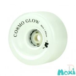 Moxi Cosmo Glow Wheels (4 Pack) 13 Moxi Cosmo Glow Wheels (4 Pack) -Roller Skates Store Moxi COSMO Wheels White Rain Angled MOX123831 1280x1280 500x500 0
