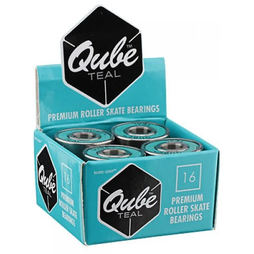 QUBE Teal Bearings -Sure-Grip, Pk16 3 QUBE Teal Bearings -Sure-Grip, Pk16