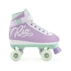 Rio Roller Milkshake Quad Roller Skates - Mint Berry -Roller Skates Store RIO13020Rio20Roller20Milkshake20Purple20Teal20Side 500x500 0