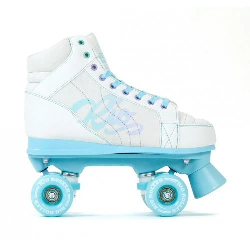 Rio Roller Lumina Quad Roller Skates - White/Blue 5 Rio Roller Lumina Quad Roller Skates - White/Blue - Image 3