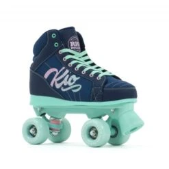 Rio Roller Lumina Quad Roller Skates - Navy/Green - Script Bag Package -Roller Skates Store RIO24020Rio20Roller20Lumina20Navy20Main 500x500 0 1 1
