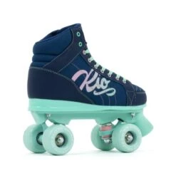 Rio Roller Lumina Quad Roller Skates - Navy/Green - Script Bag Package -Roller Skates Store RIO24020Rio20Roller20Lumina20Navy20Rear 500x500 0 1 1