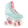 Rio Roller Script Quad Roller Skates - Teal/Coral -Roller Skates Store RIO27020Rio20Script20Teal20Main201 500x500 0