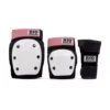 Rio Roller Triple Pad Set - Black/Rose 1 Rio Roller Triple Pad Set - Black/Rose -Roller Skates Store RIO60020Rio20Roller20Triple20Pad20Set20Rose20Main 500x500 0