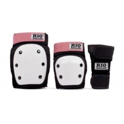 Rio Roller Triple Pad Set - Black/Rose