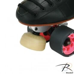 Riedell Torch Derby Skates Width B/AA -Roller Skates Store Riedell 495 Tourch Black Toe Stop RSCS495BK 1280x1280 500x500 0