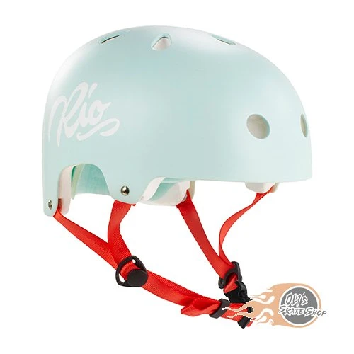 Rio Roller Script Helmet - Teal 3 Rio Roller Script Helmet - Teal