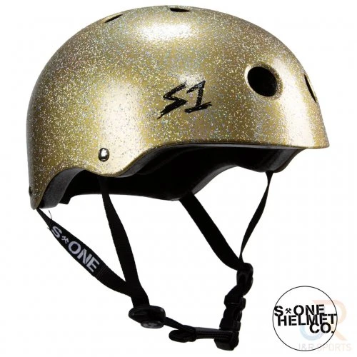 S1 Lifer Multi Impact Helmet - Double Gold Glitter 3 S1 Lifer Multi Impact Helmet - Double Gold Glitter