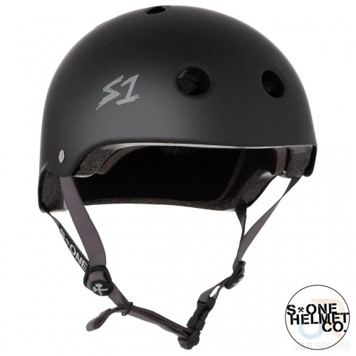 S1 Lifer Multi Impact Helmet - Black Matt Grey Strap 3 S1 Lifer Multi Impact Helmet - Black Matt Grey Strap