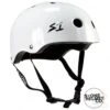 S1 Lifer Multi Impact Helmet - White Gloss Glitter -Roller Skates Store S1 LIFER Helmet White Gloss Angled SHLIWG 1280x1280 500x500 0