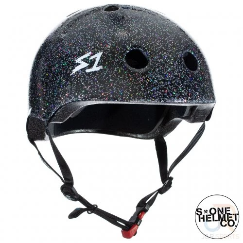 S1 Mini Lifer Multi Impact Kids Helmet - Black Gloss Glitter 3 S1 Mini Lifer Multi Impact Kids Helmet - Black Gloss Glitter