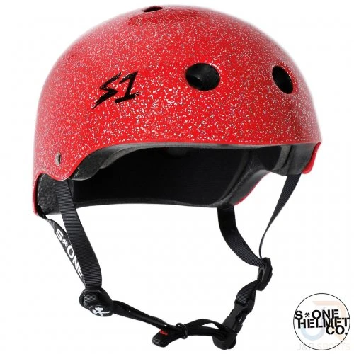 S1 Lifer Multi Impact Helmet -Red Gloss Glitter 3 S1 Lifer Multi Impact Helmet -Red Gloss Glitter