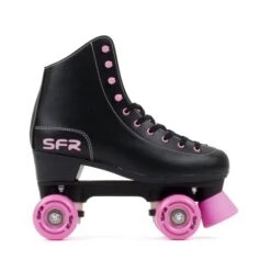 SFR Figure Quad Roller Skates - Black/Pink -Roller Skates Store SFR05020SFR20Figure20Black20Pink20Side 500x500 0
