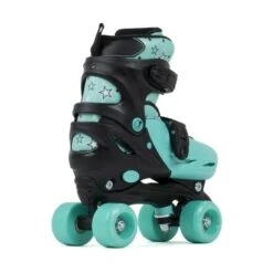 SFR Nebula Children's Adjustable Quad Roller Skates - Green -Roller Skates Store SFR10020SFR20Nebula20Green20Rear 500x500 0