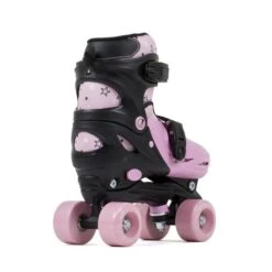 SFR Nebula Children's Adjustable Quad Roller Skates - Pink -Roller Skates Store SFR10020SFR20Nebula20Pink20Rear 500x500 0
