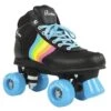 Rookie Quad Roller Skates Forever Rainbow Black 1 Rookie Quad Roller Skates Forever Rainbow Black -Roller Skates Store SH118 front 500x500 0