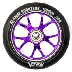 Slamm 110mm V-Ten II Wheel- Various Colours 10 Slamm 110mm V-Ten II Wheel- Various Colours -Roller Skates Store SL58220Slamm20110mm20V Ten20II20Alloy20Core20Wheels20Purple 500x500 0