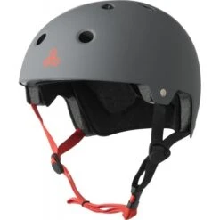 Triple Eight Triple 8 Brainsaver Matt Helmet With EPS Liner - Gun Grey