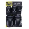 187 Killer Pads Adult 6 Pack Set - Black -Roller Skates Store adult20620pack 500x500 0