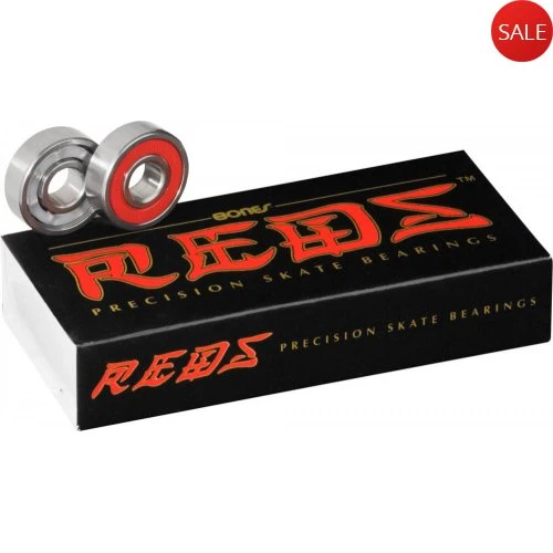 Bones Reds Precision Skate Bearings (Pk 16) 8mm 3 Bones Reds Precision Skate Bearings (Pk 16) 8mm