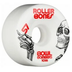 Rollerbones Quad Skate Wheels Bowl Bombers 101A57mm (Pack Of 8)