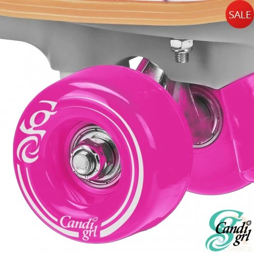 Candi Grl Sabina Roller Skates - White/Pink 5 Candi Grl Sabina Roller Skates - White/Pink - Image 3