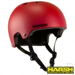 Harsh PRO EPS Safety Helmet - Red Matt