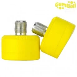 Gumball Toe Stops 5/8" Short 17mm Lemon 75A (pair)