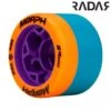 Radar Morph Dual Durometer 59mm 88A/93A Quad Skate Wheels Orange/Blue (Pack Of 4) -Roller Skates Store morph20blue20orange 500x500 0