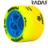 Radar Morph Dual Durometer 59mm 91A/95A Quad Skate Wheels Yellow (Pack Of 4) -Roller Skates Store morph20yellow 500x500 0