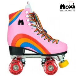 Moxi Rainbow Rider Quad Skates - Bubblegum Pink -Roller Skates Store moxi20rainbow20pink203 500x500 0