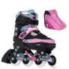 SFR Pixel Adjustable Inline Skates - Blue/Pink With Skate Bag -Roller Skates Store pixel20package 500x500 0