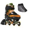 SFR Pixel Adjustable Inline Skates - Green/Orange - With Skate Bag -Roller Skates Store pixel20package20black 500x500 0